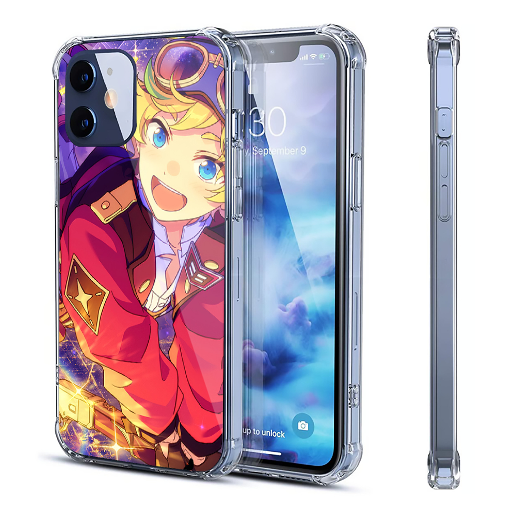 （画像用） あんさんぶるスターズ! Ensemble Stars 【iPhone 12シリーズ対応】透明スマホケース（クリアソフトケース）